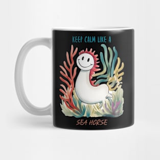 SEAHORSE WATERCOLOR SUMMER VIBE Mug